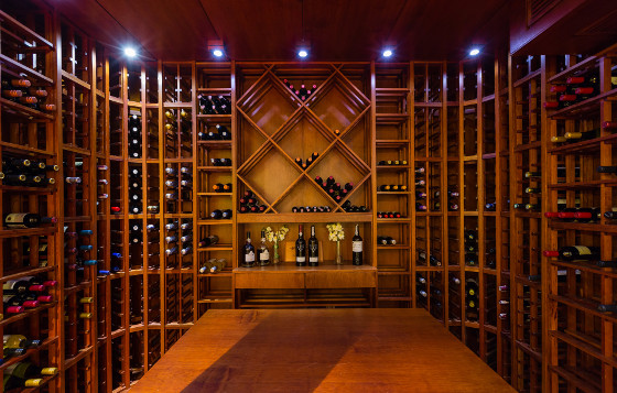 Inside the cellar